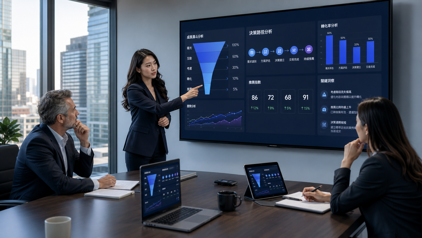 AI 推薦權決策場