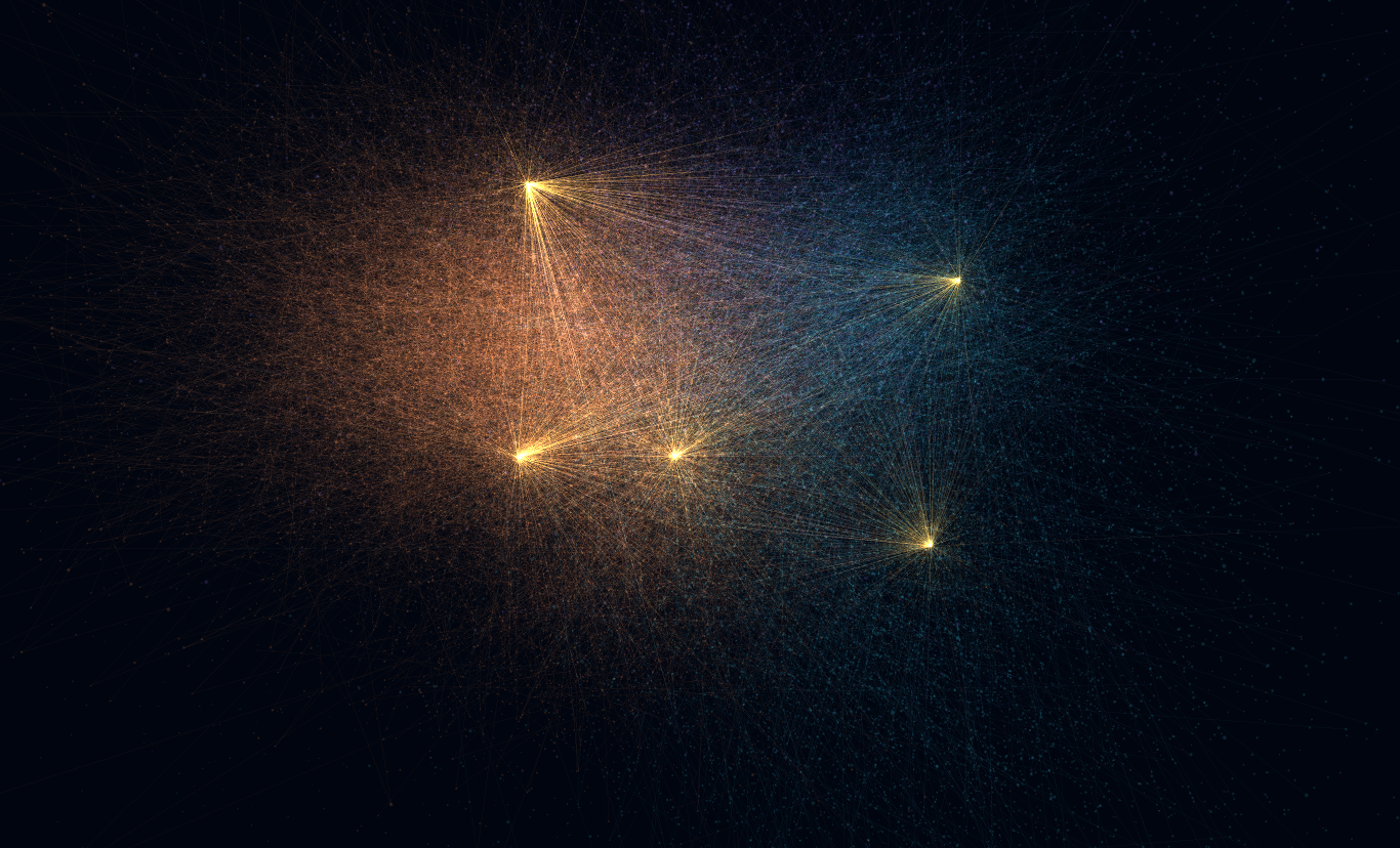 High-dimensional vector space for AI supply-demand matching
